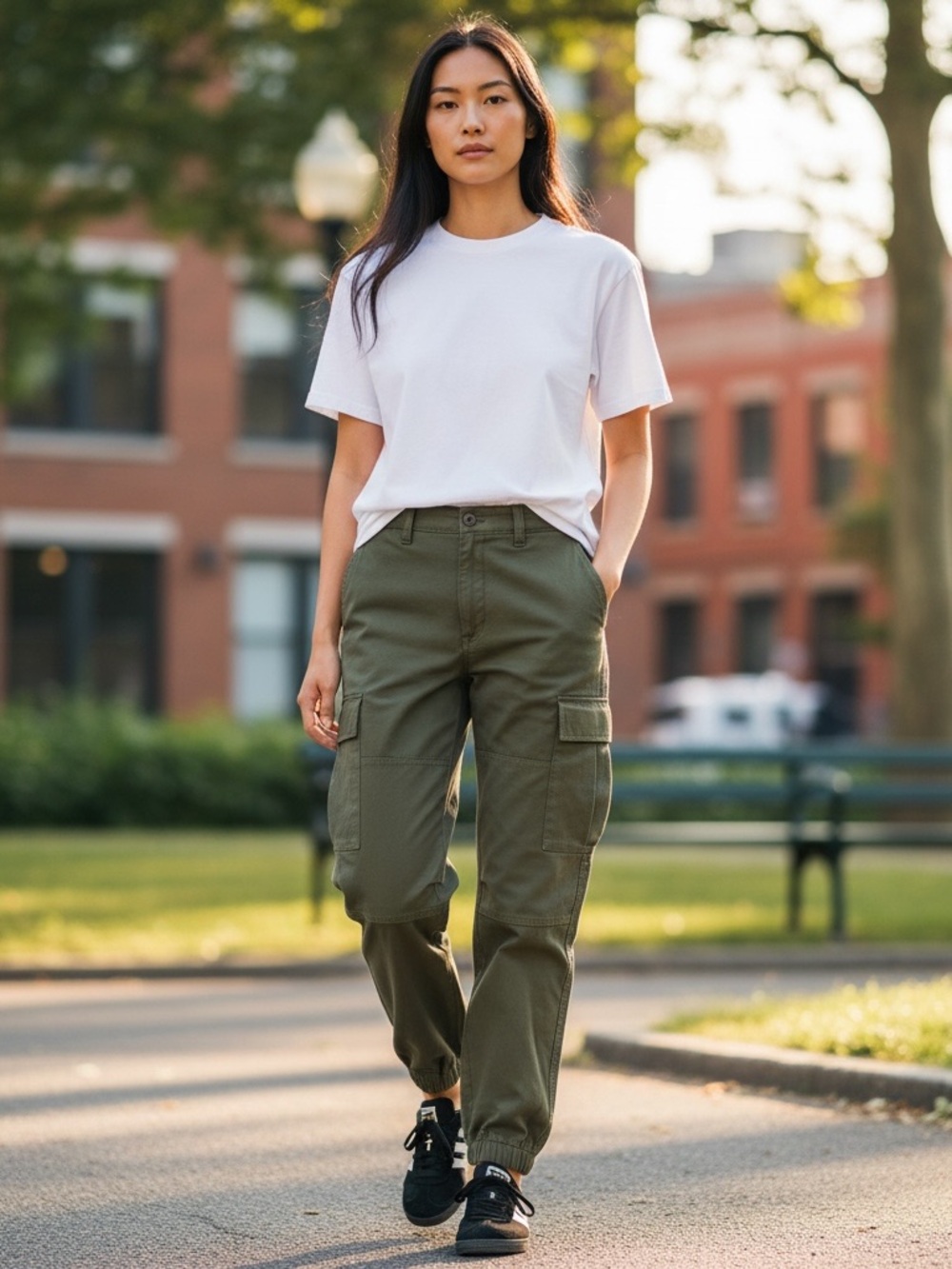 TNA Aritzia cargo pants women’s size 4
